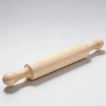 Rodillo De Madera Para Masas De Pizza O Pan 30cm Madera