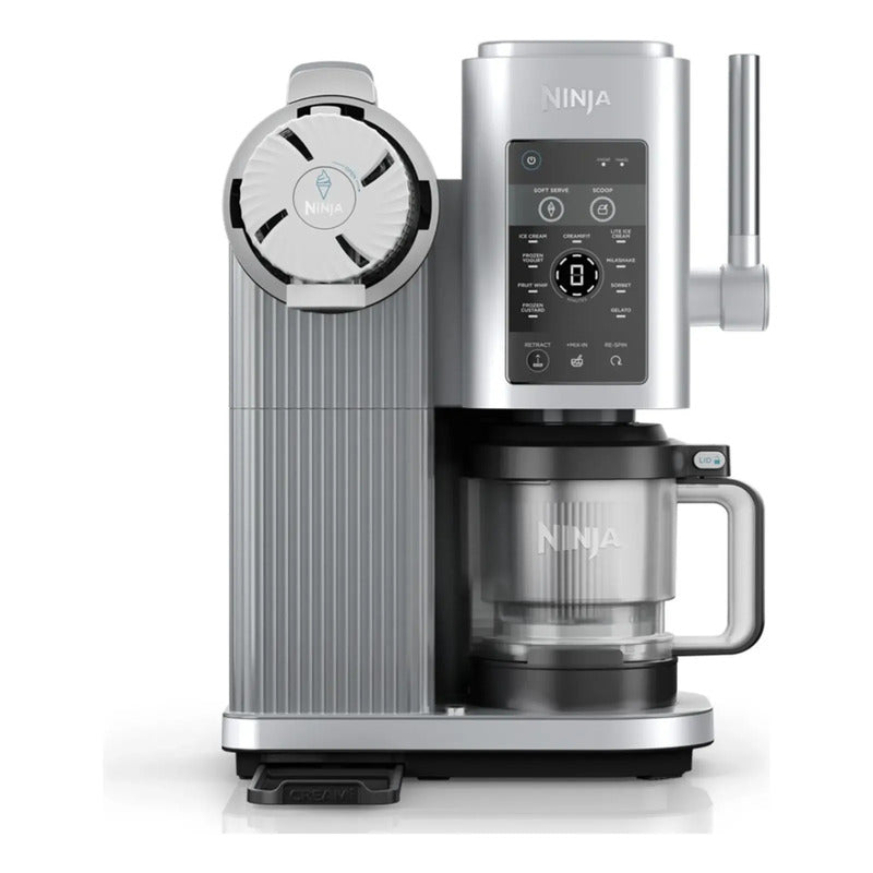 Máquina De Helado Swirl Ninja, Para Barquillos Gris 60