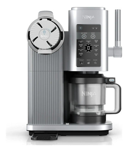 Máquina De Helado Swirl Ninja, Para Barquillos Gris 60