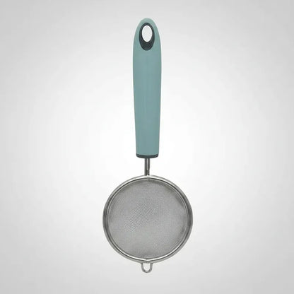 Colador Acero Inoxidable Multifuncional 25cm Azul Petróleo
