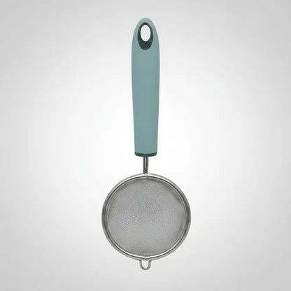 Colador Acero Inoxidable Multifuncional 25cm Azul Petróleo