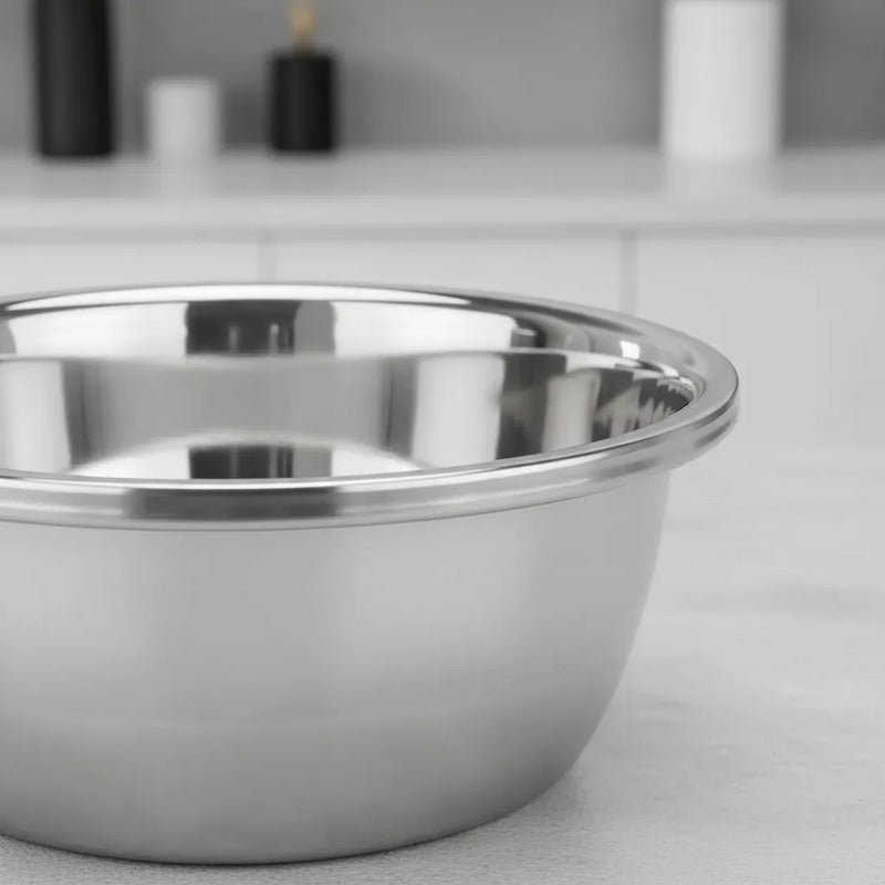 Bowl Tazón Profundo 24cm Acero Inoxidable Cocina Acero Inoxidable