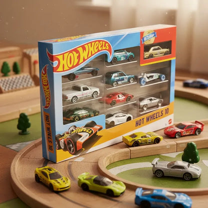 Hot Wheels Pack De 10 Autos Coleccionables 1:64 Variado