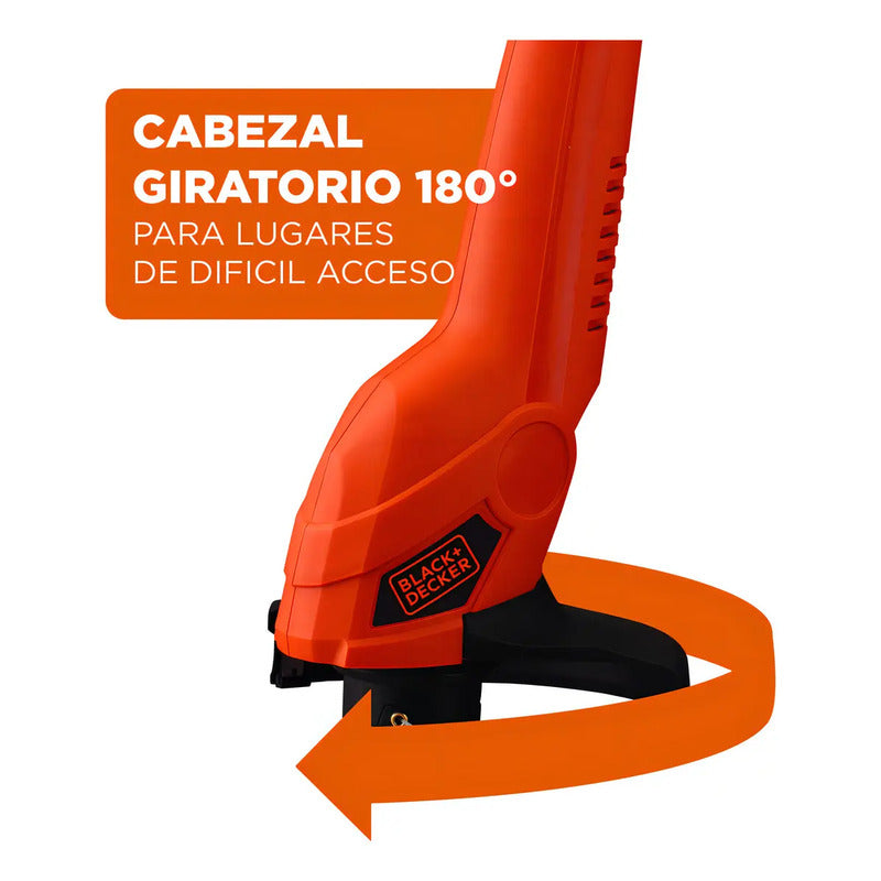 Orilladora De Pasto 9' 350w Black+decker Gl350-b2c Naranja