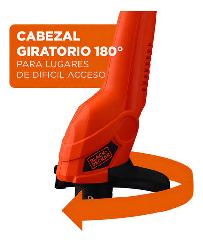 Orilladora De Pasto 9' 350w Black+decker Gl350-b2c Naranja
