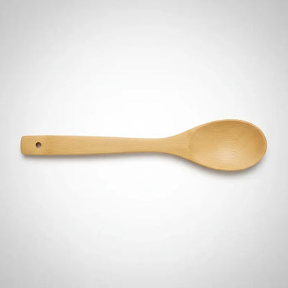 Cuchara De Bambú 30 Cm Cocina Utensilio Madera Antiadherente Madera