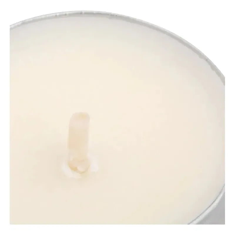 Set De Velas Tealight Vainilla 80 Unidades Blanco Redonda Cera Vainilla