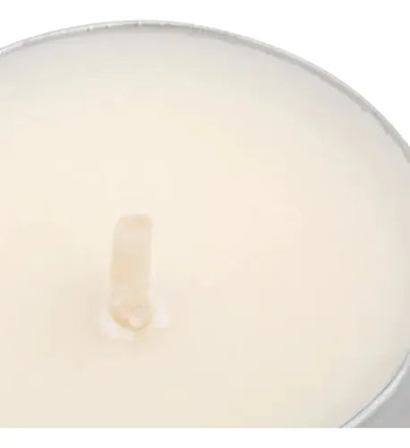Set De Velas Tealight Vainilla 80 Unidades Blanco Redonda Cera Vainilla