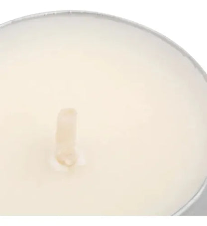 Set De Velas Tealight Vainilla 80 Unidades Blanco Redonda Cera Vainilla