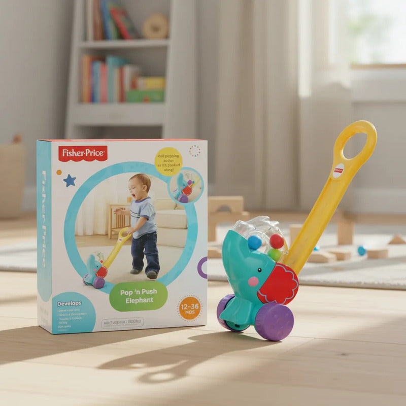Juguete De Arrastre Fisher-price  Con Forma De Elefante