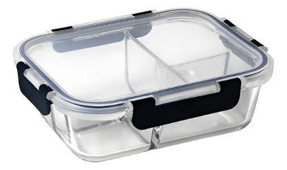 Tupper Hermético Vidrio 1520ml Transparente