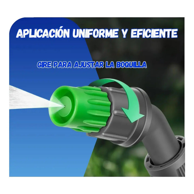 Pulverizador A Presion 5 Litros Fumigador Regadera Jardin Blanco