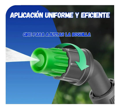 Pulverizador A Presion 5 Litros Fumigador Regadera Jardin Blanco