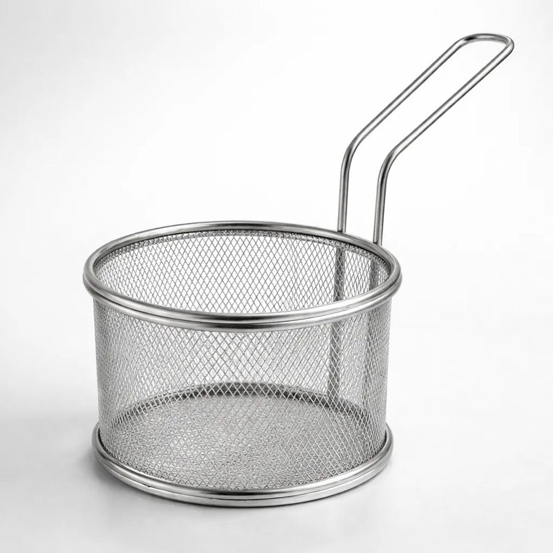 Canasto Canastillo Freidor Papas Fritas 13x9 Cm Cesta Metal