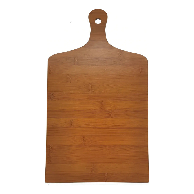 Tabla Picar Y Cortar Cocina Madera Bambú 40cm Lisa Marrón