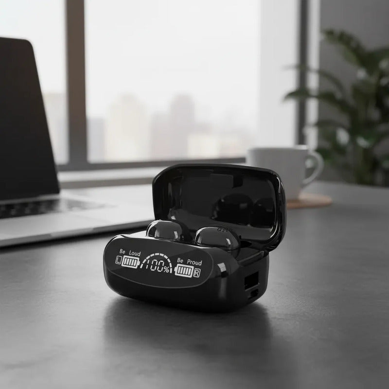 Audífonos Bluetooth Inalámbricos M32 Bt5.3 Negro Negro