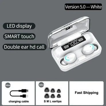 Auriculares Tws F9-5 Blanco