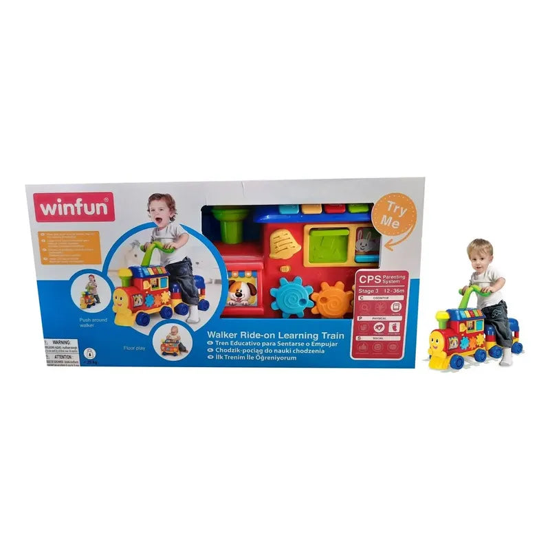 Win Fun Caminador Tren Didactico Con Sonido Jeg 0803-34 Multicolor