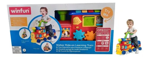 Win Fun Caminador Tren Didactico Con Sonido Jeg 0803-34 Multicolor