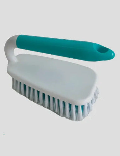 Cepillo Multiuso Cocina Baño Limpieza, Blanco Con Verde Blanco