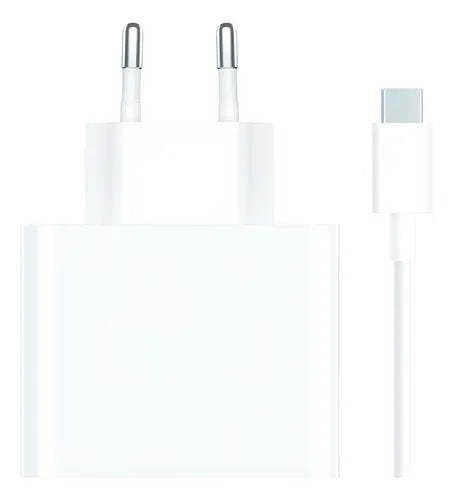Cargador Genérico Usb-c 120w Compatible Xiaomi Carga Rápida Blanco