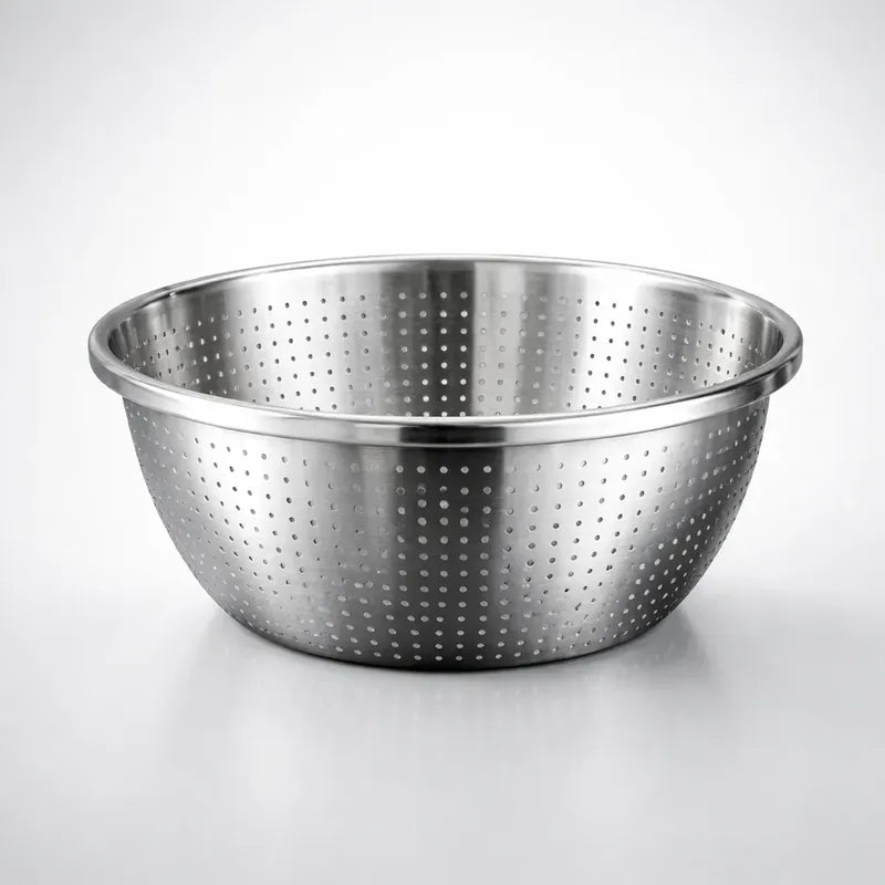 Colador Escurridor Acero Inoxidable 28cm Pasta Cocina Acero Inoxidable