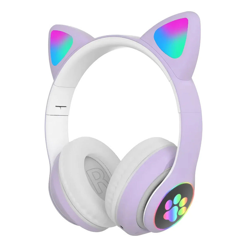 Auriculares Inalámbricos Gato Gaming Stn-28 Led-niña