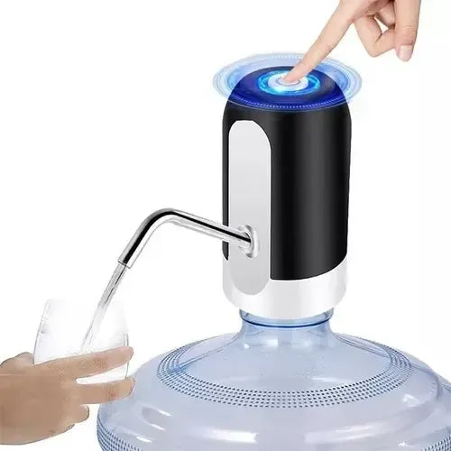 Dispenser De Agua Portatil Usb Bomba Dispensador Bidones Color Blanco