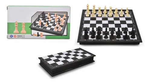 Juego De Ajedrez Plegable Tablero Magnético Educativo