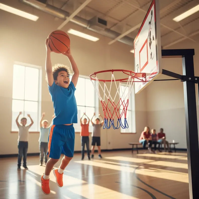Mini Canasta De Baloncesto De Juguete Sobre La Puerta