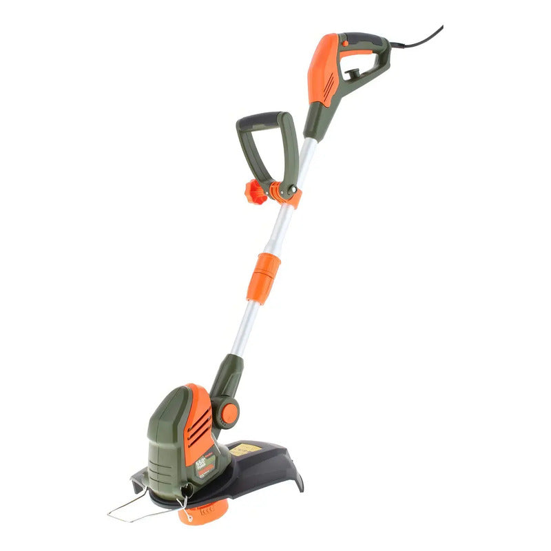 Orilladora Eléctrica Bauker 550w Hilo 32 Cm Eje Curvo Verde
