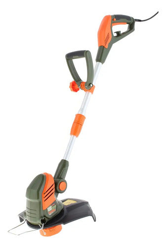 Orilladora Eléctrica Bauker 550w Hilo 32 Cm Eje Curvo Verde