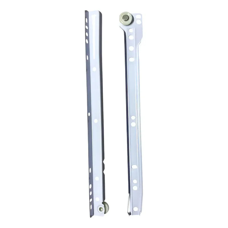 Pack 2 Corredera O Riel Blanco Para Cajón 55 Cm Blanco
