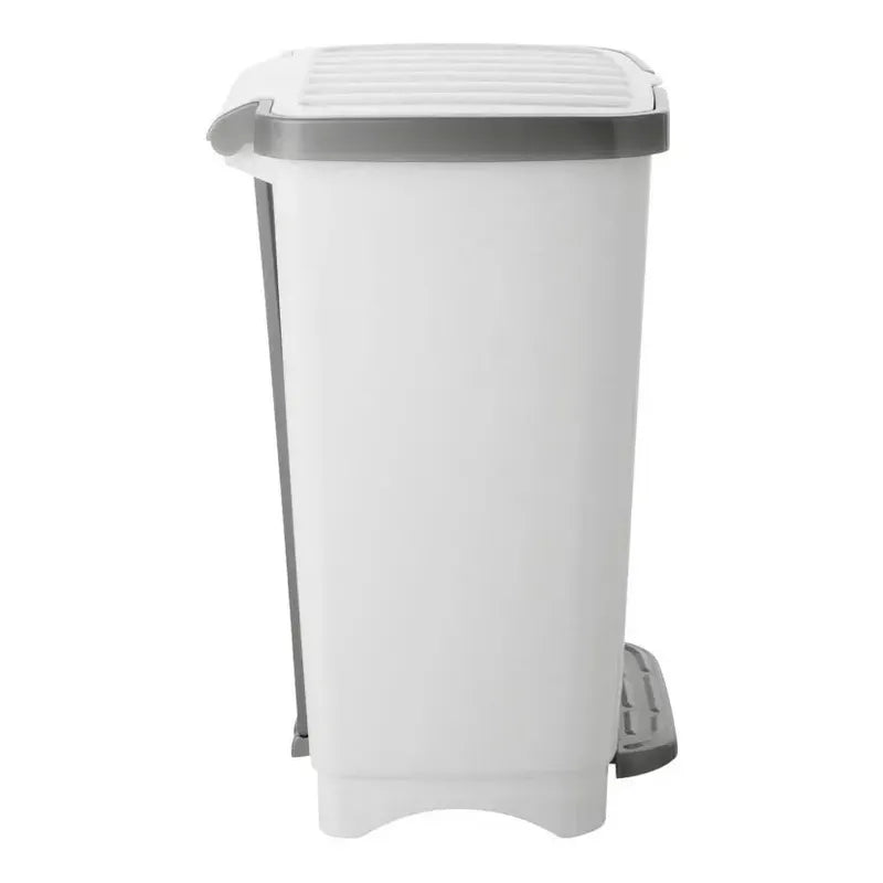 Basurero De Pedal 25 Litros Kleine Blanco