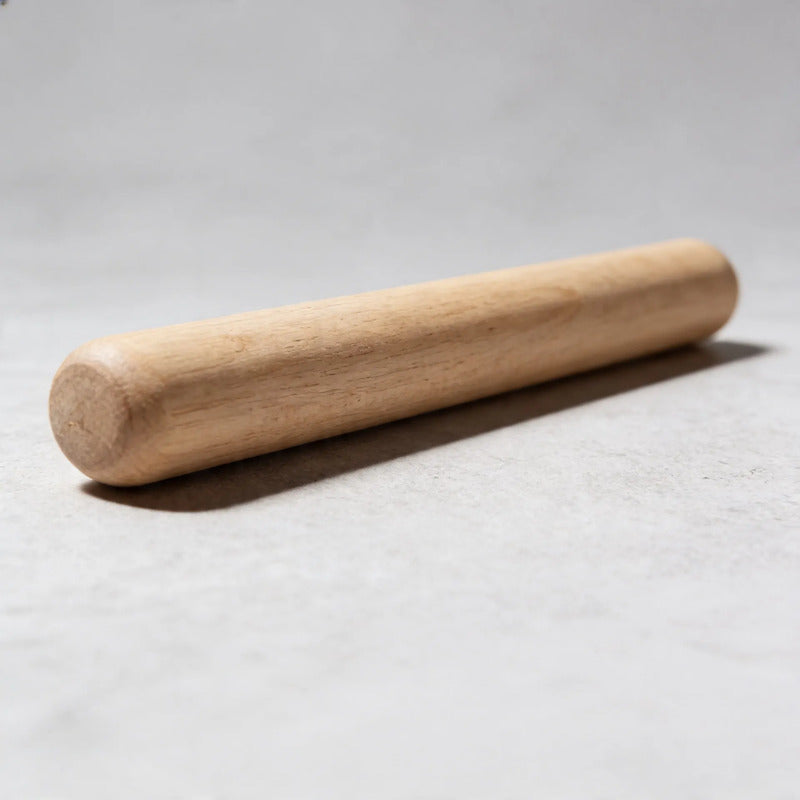 Rodillo De Madera Para Masas De Pizza O Pan 40cm Madera