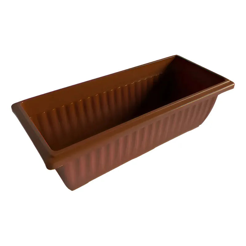 Pack 2 Macetero Tipo Jardinera Colonial. 45cm Terracota