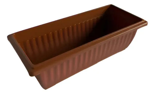 Pack 2 Macetero Tipo Jardinera Colonial. 45cm Terracota