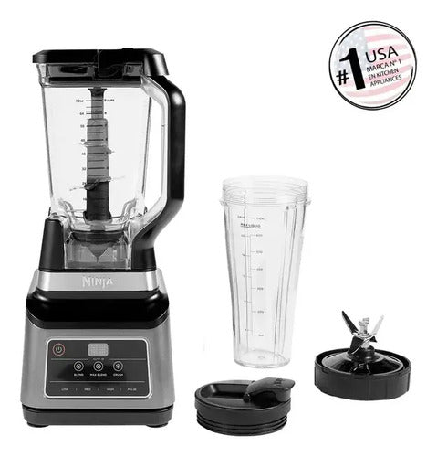 Licuadora Profesional 1200w Plus 2 En 1 Ninja Negro