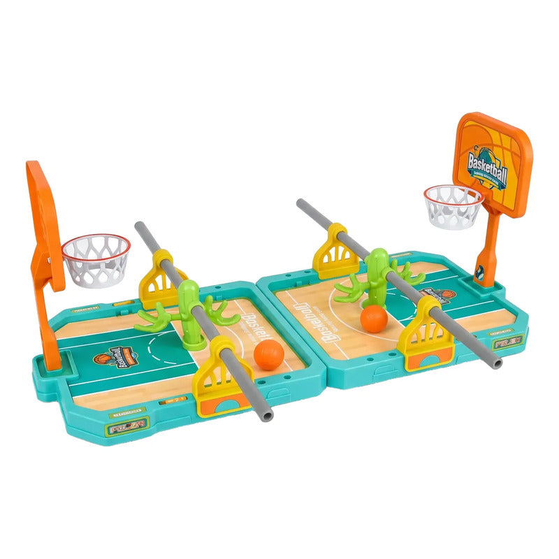 Juego Creativo De Mesa Cancha De Baloncesto Con Minicesta