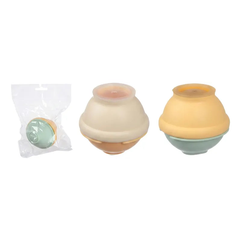 Molde Reutilizable 1pcs Para Hacer Bolas De Hielo Redondas Amarillo