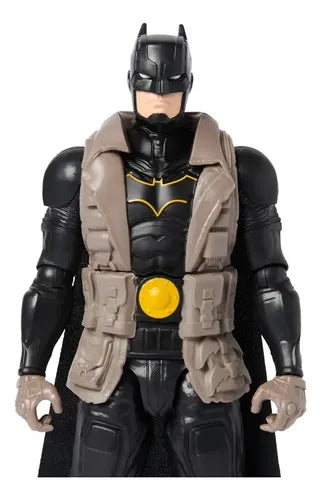 Figura De Accion Dc Comics Batman 30cm Gris-marrón
