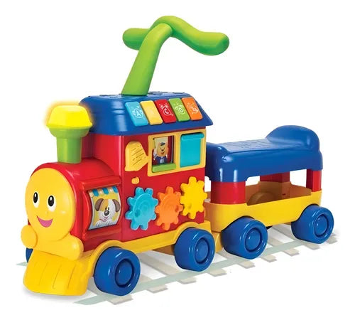 Win Fun Caminador Tren Didactico Con Sonido Jeg 0803-34 Multicolor
