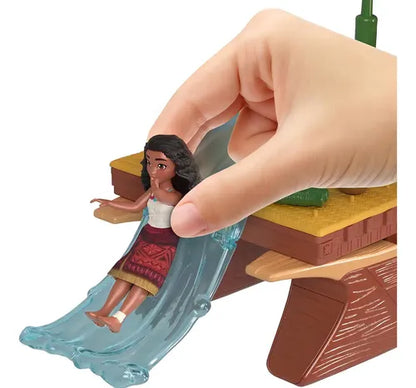 Canoa De Aventura Moana Mattel 60 Cm Con Muñeca Y Marrón
