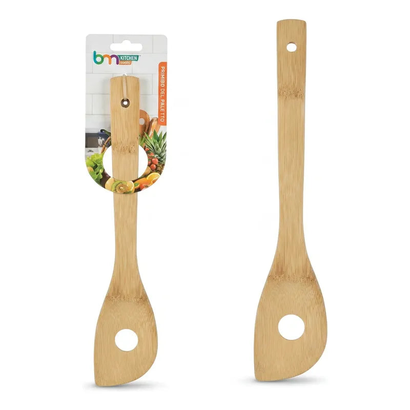 Cuchara De Madera 30 Cm Cocina Mezclar Utensilio Antiadheren Madera