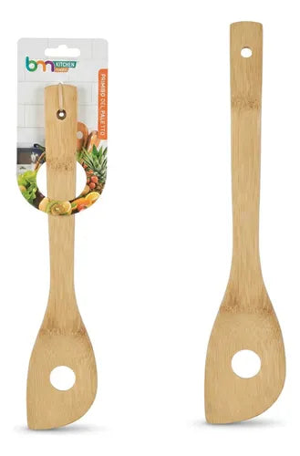 Cuchara De Madera 30 Cm Cocina Mezclar Utensilio Antiadheren Madera