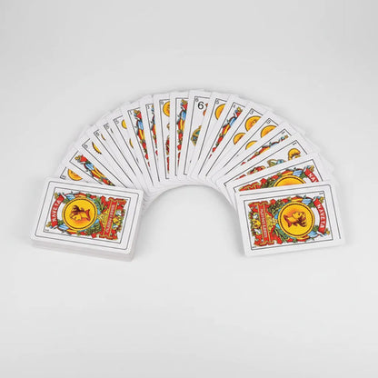 Naipes Españoles Juego Cartas Mesa Familiar Blanco Español