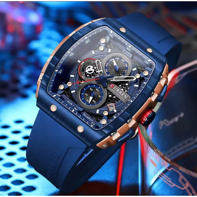 Reloj Curren Dep-estilo Hombre- Silicona Analógico