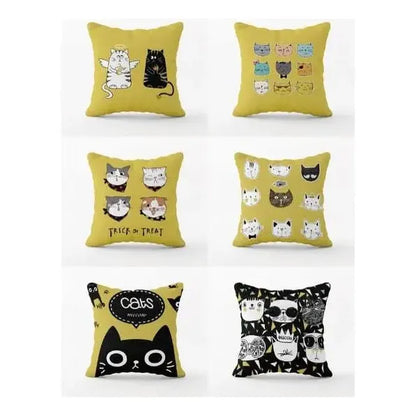 Pack X6 Fundas De Cojines 45x45 Cm, Súper Suaves- Reno Reno