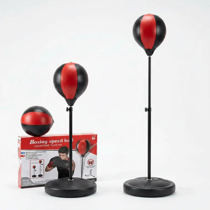 Juego De Saco De Boxeo, Entrenador De Boxeo Negro Con Rojo
