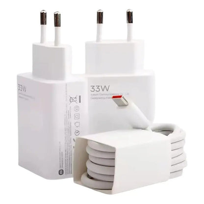 Cargador De 33w Cable De Carga Rápida 6a Tipo C, Generico Blanco